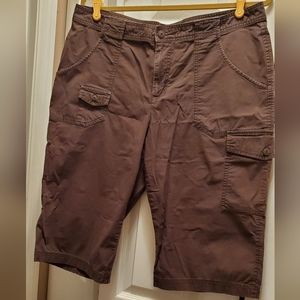 COLUMBIA Brown Capri length pants Size 16